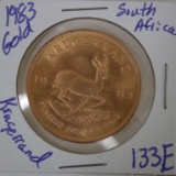 1983 Gold Krugerrand 1 oz coin