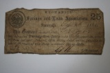 1867 Mechanics Savings & Loan Assoc. Obsolete Currency