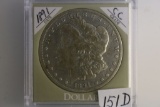 1891-CC Silver Carson City Morgan U.S. Dollar Coin