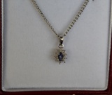 Tanzanite Diamond Necklace