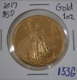 2017 Gold, 1 oz, $50