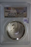 2014-P PCGS PR70 DCAM Silver $1 Coin