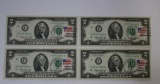 (4) 1976 $2 Bills