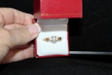 14kt Gemstone Anniversary Ring