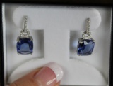 Tanzanite Estate Earrings