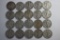 20 Silver US Standing Liberty Half Dollar Coins