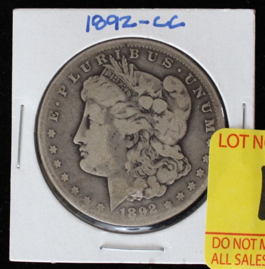 1892 Carson City Silver Dollar