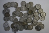 50 Silver Mercury Dimes