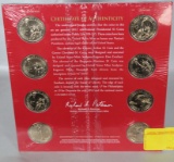 2012 US Mint $1.00 Presidential 8 Coins
