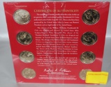 2013 US Mint $1.00 Presidential 8 Coins