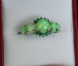 Green Opal Ring