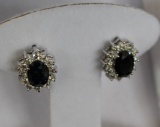 Sapphire Lady Diana Earrings