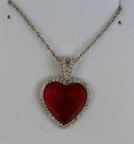 Ruby Sweetheart Necklace