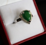 Emerald Evening Ring