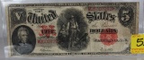 1907 Woodchopper $5.00 Bill