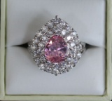 Pink Sapphire Estate Ring