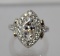 3.98ct Marque White Sapphire Ring