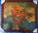 Framed Oil on Canvas, Creation