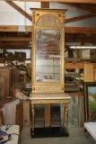 Antique Empire Gilt Hall Mirror & Console