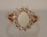 Gorgeous 14kt Opal Estate Ring, 4.0 Grams