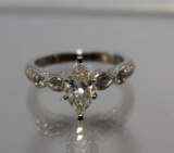 .82ct Marque Diamond Solitaire Ring, 18kt
