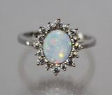 Large Opal Estate Ring