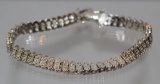 Large Diamond Tennis Bracelet