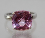 4ct Pink Sapphire Dinner Ring