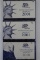 (3) 2001 Proof U.S. Mint Sets - 25 Coins
