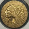 1914-D U.S. Gold $5 Indian Head