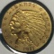 1911 U.S. Gold $2.50 Indian Head