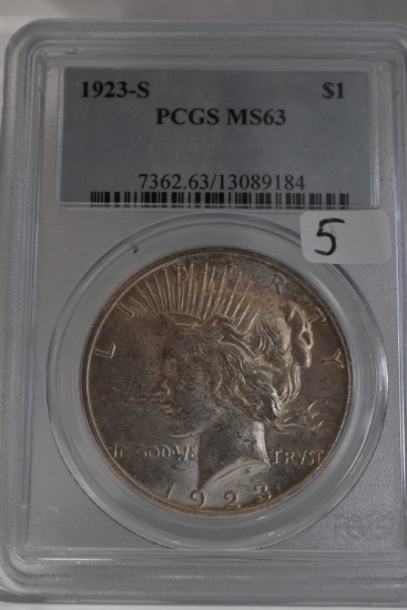 1923-S U.S. Silver Peace Dollar