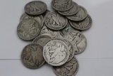 (20) 1918 Walking Liberty Silver Half Dollars
