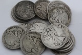 (20) 1918-S Walking Liberty Silver Half Dollars