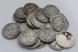 (20) 1917 Walking Liberty Silver Half Dollars