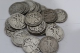 (20) 1920 Walking Liberty Silver Half Dollars