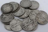 (18) 1927-S Walking Liberty Silver Half Dollars
