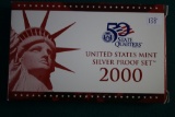 2000 Silver U.S. Mint Proof Set w/Quarters