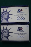2 U.S. Mint Proof Sets w/Statehood Quarters