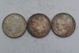 (3) U.S. Morgan Silver Dollars