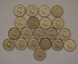 (20) 1964 Silver Kennedy Half Dollars