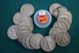 (20) 1941-D Walking Liberty Silver Half Dollars