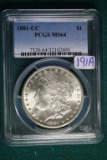 1881-CC Carson City Morgan Silver Dollar