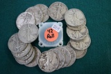 (20) 1942 Walking Liberty Silver Half Dollars