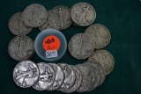 (20) 1942-S Walking Liberty Silver Half Dollars