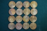 (16) 1921 U.S. Morgan Silver Dollars