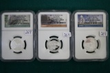 3 Silver National Treasure Early Release Quarters