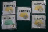 5 Silver Mercury Dimes