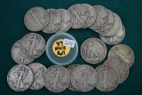 (20) 1943-P Walking Liberty Silver Half Dollars