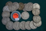 (20) 1944-D Walking Liberty Silver Half Dollars